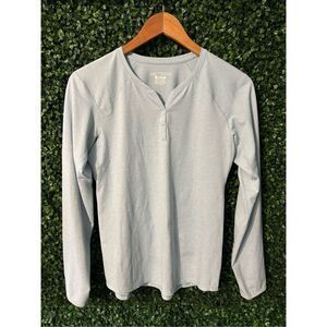 Arc'teryx Kadem Long Sleeve Henley Hiking Outdoor Shirt Women's XS Baby Blue